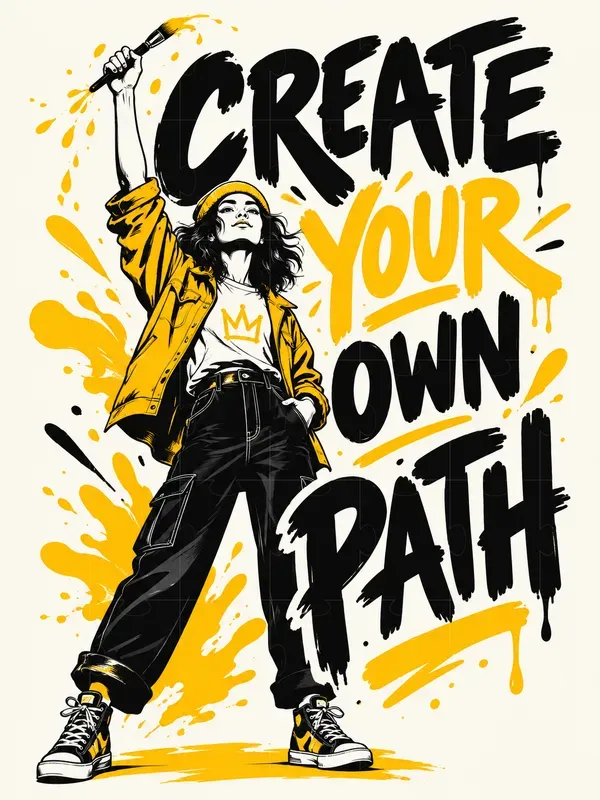 Bold Motivational Typography Posters