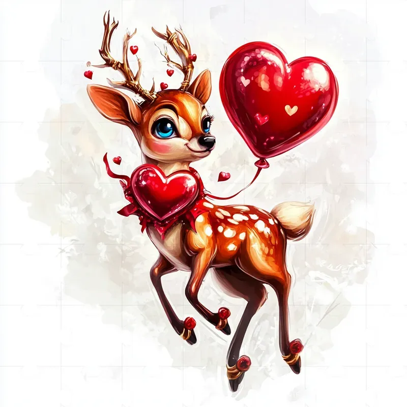 Cute Animals For Valentines Cards