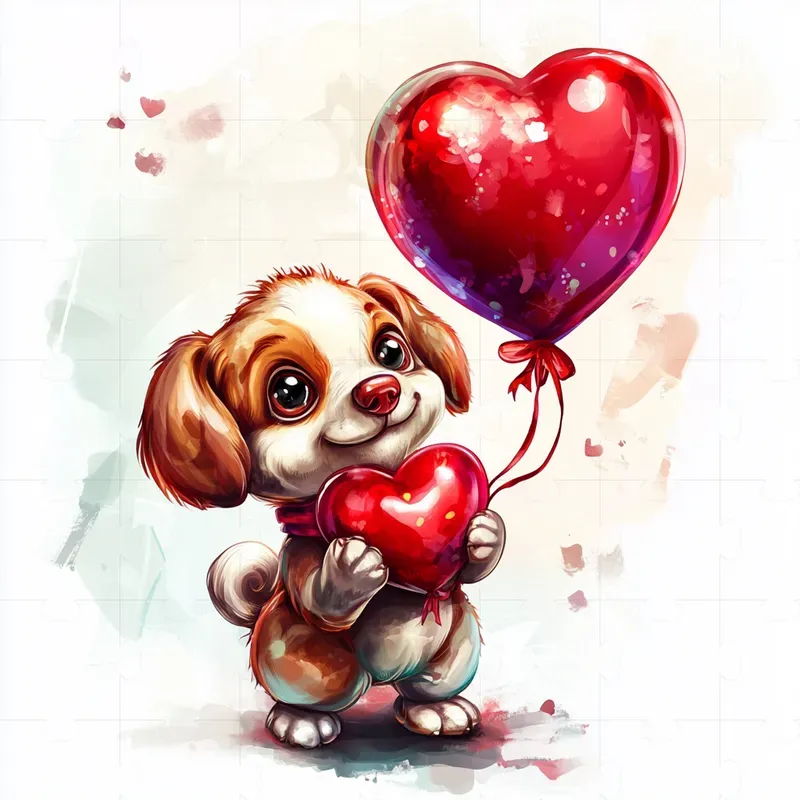 Cute Animals For Valentines Cards