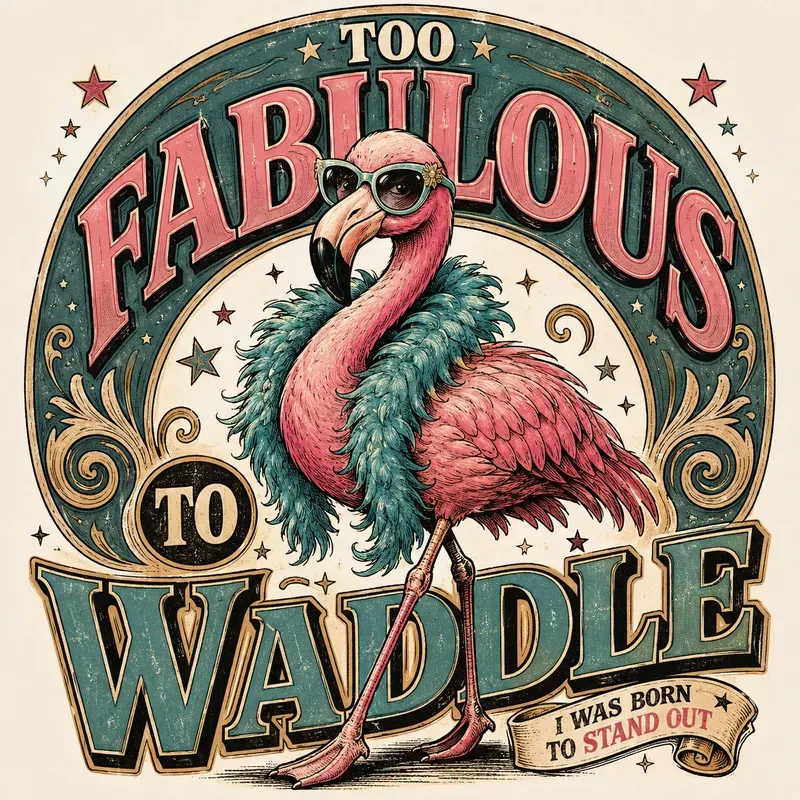 Retro Funny Animal Tees