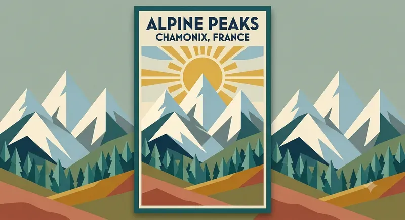 Vintage Midcentury Destination Art