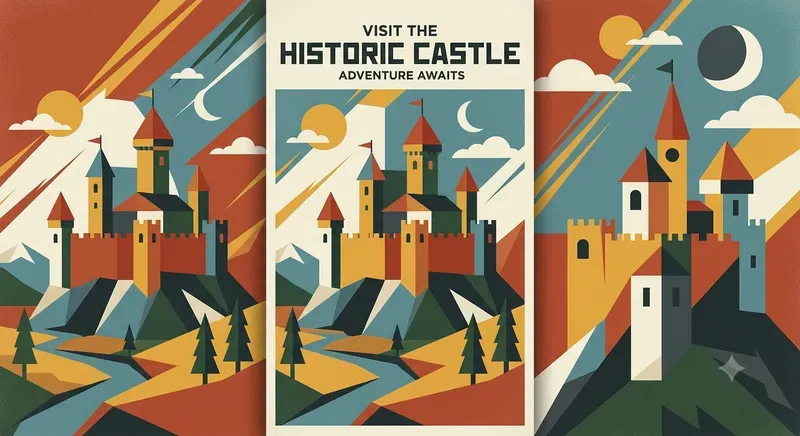 Vintage Midcentury Destination Art