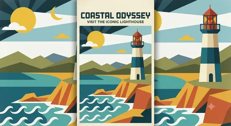 Vintage Midcentury Destination Art