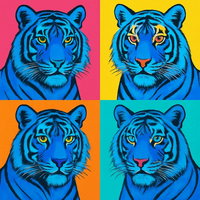 Pop Art Animal Portraits