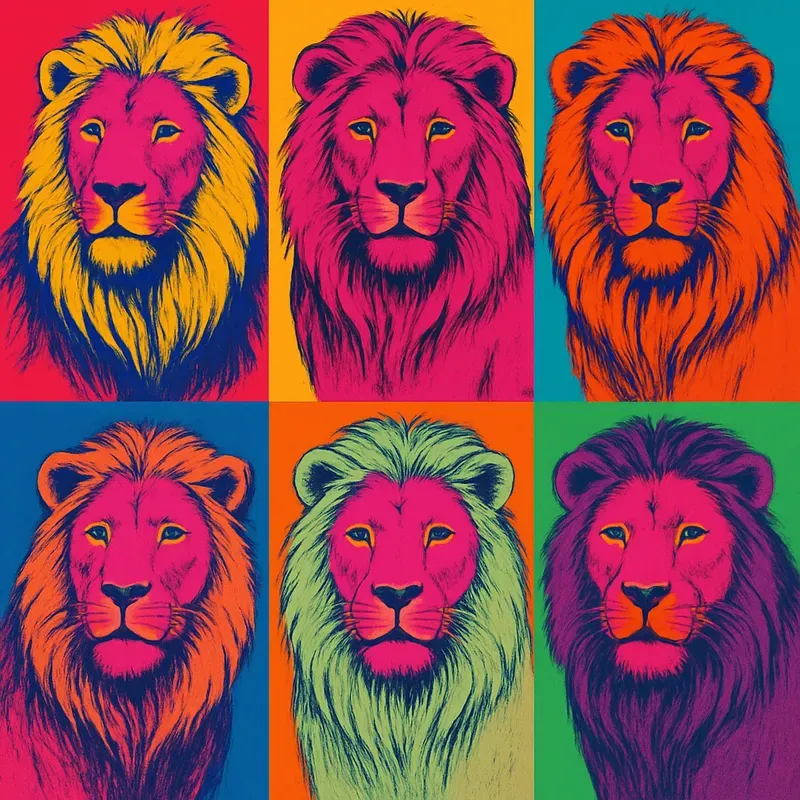 Pop Art Animal Portraits