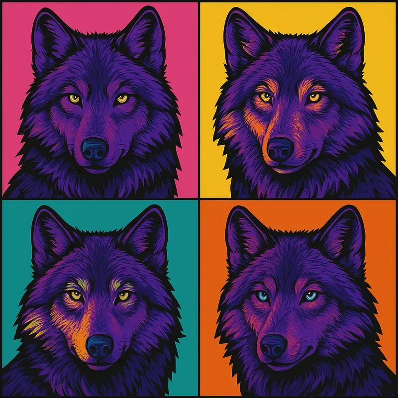 Pop Art Animal Portraits