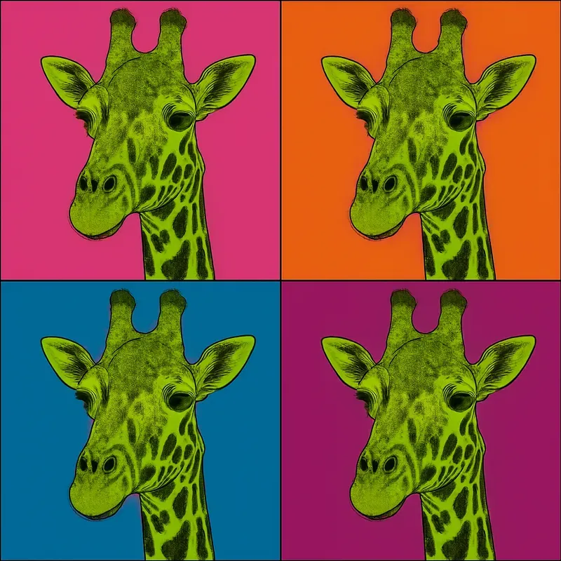 Pop Art Animal Portraits