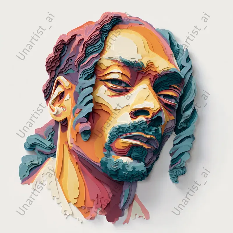 Famous Person Paper Cut Portraits