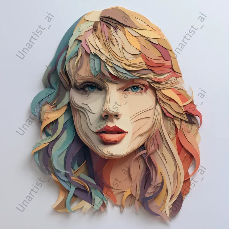 Famous Person Paper Cut Portraits