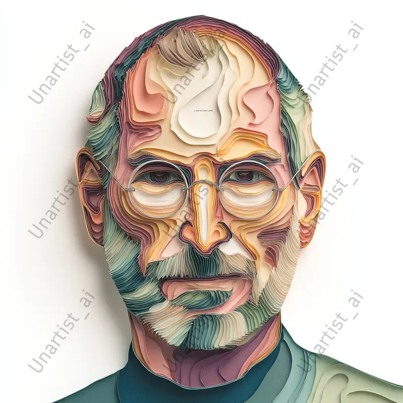 Famous Person Paper Cut Portraits