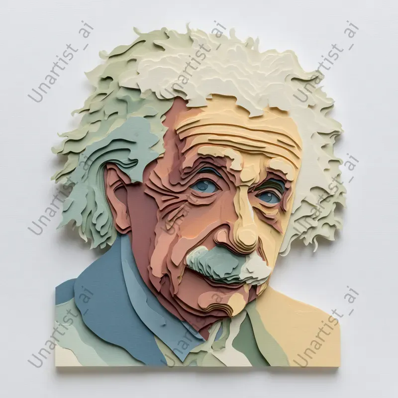 Famous Person Paper Cut Portraits