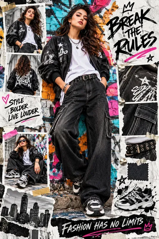 Urban Streetwear Editorial Collages