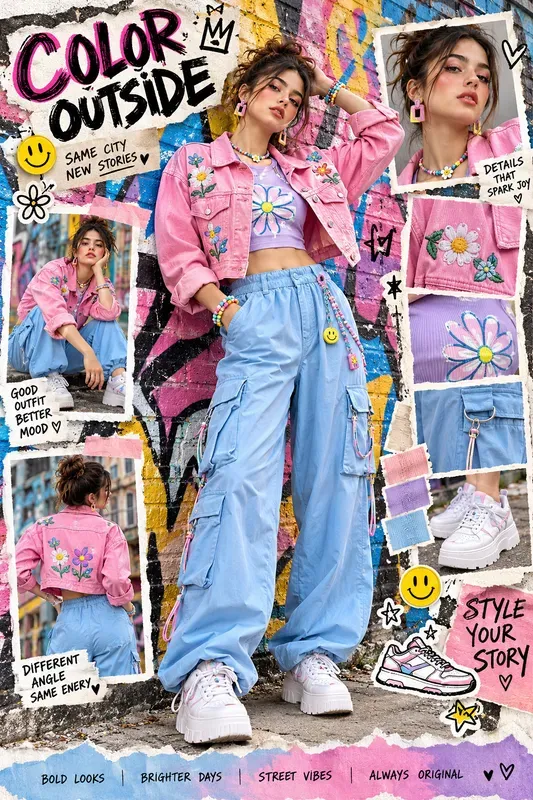 Urban Streetwear Editorial Collages