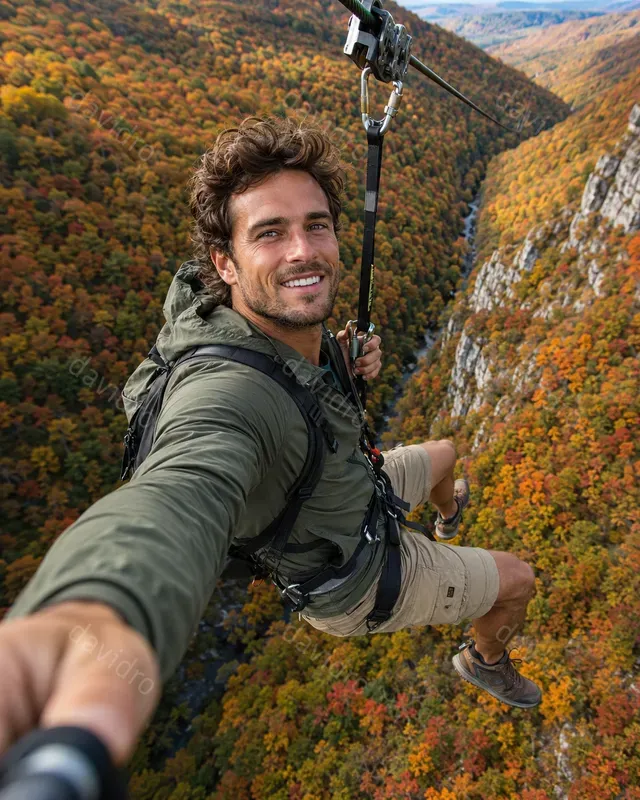 Zipline Influencer Selfies