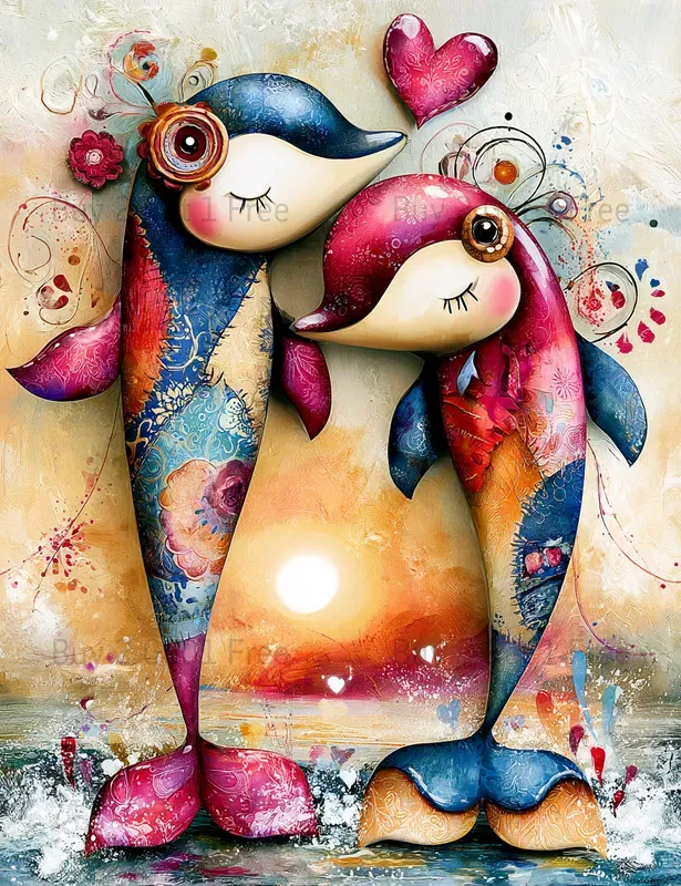 Whimsical Couple Love Junk Journals