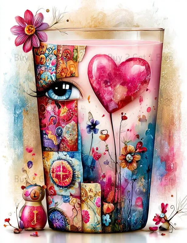 Whimsical Couple Love Junk Journals