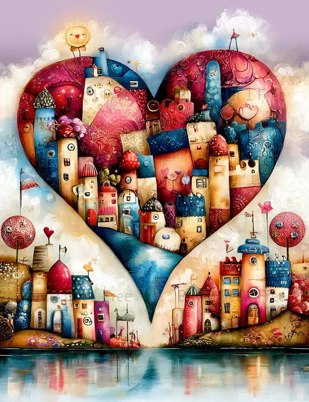 Whimsical Couple Love Junk Journals
