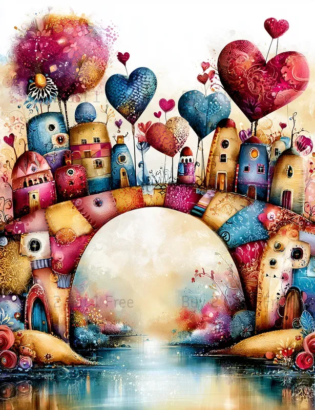 Whimsical Couple Love Junk Journals
