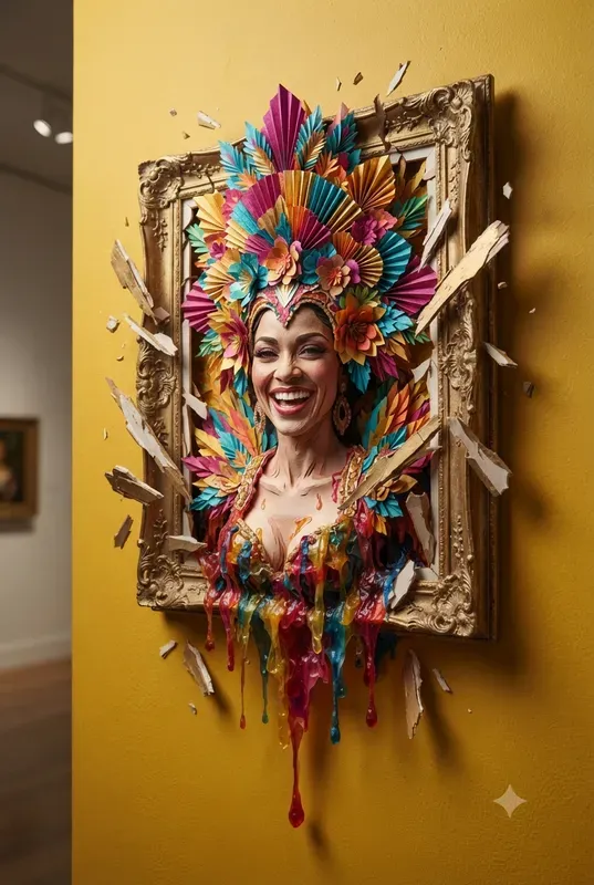 3D Popout Sculptural Portraits