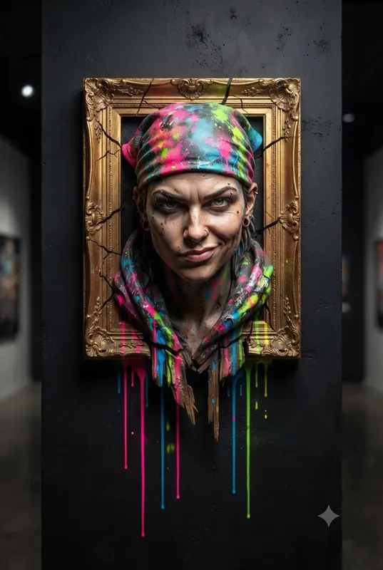 3D Popout Sculptural Portraits