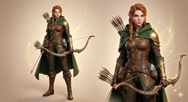 Stylized 3D RPG Character Generator