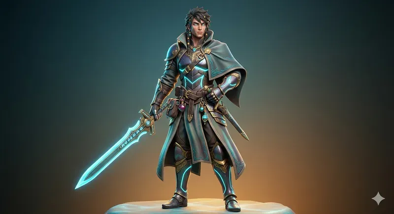 Stylized 3D RPG Character Generator