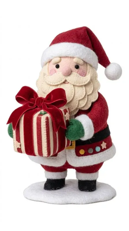 Cozy Felt Cute Colorful Christmas Cliparts
