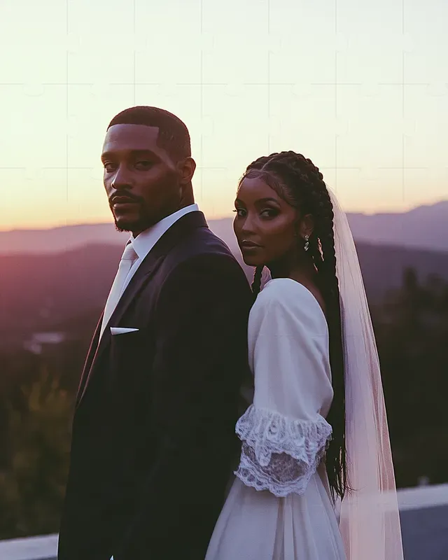Cinematic Wedding Couple Photos Mj