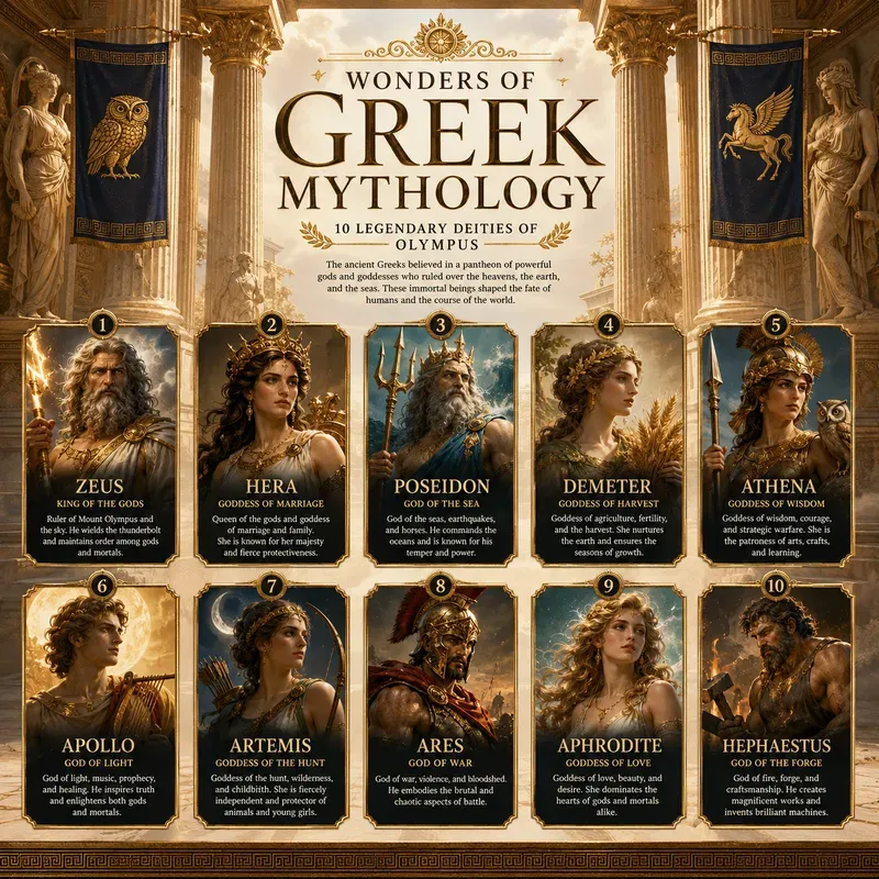 Ancient Mythology Infographic Packs