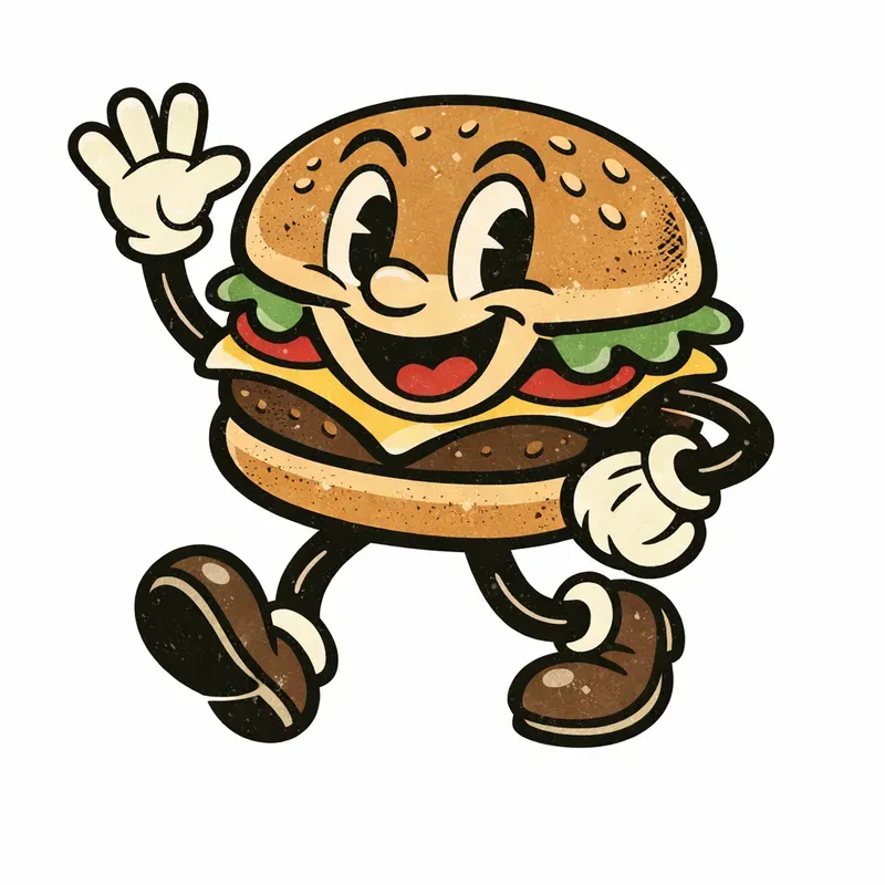 Retro 1950s Rubber Hose Mascot Creators