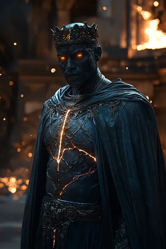 Onyx Alchemist King Fantasy Portraits