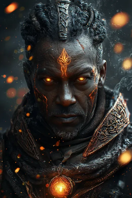 Onyx Alchemist King Fantasy Portraits