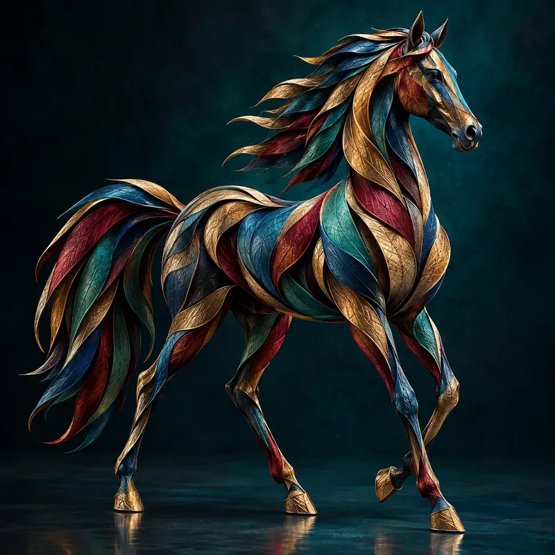 Sculpted Chromatic Creatures