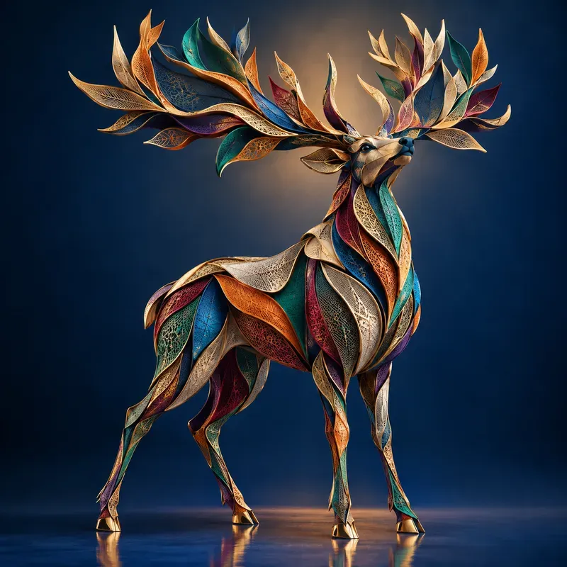 Sculpted Chromatic Creatures
