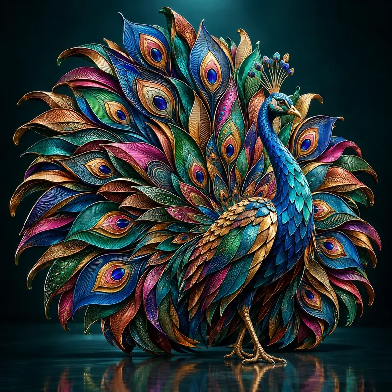 Sculpted Chromatic Creatures