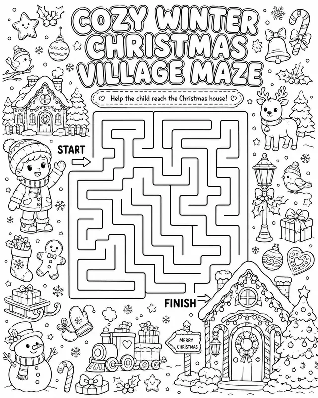 Maze Coloring Adventures Images