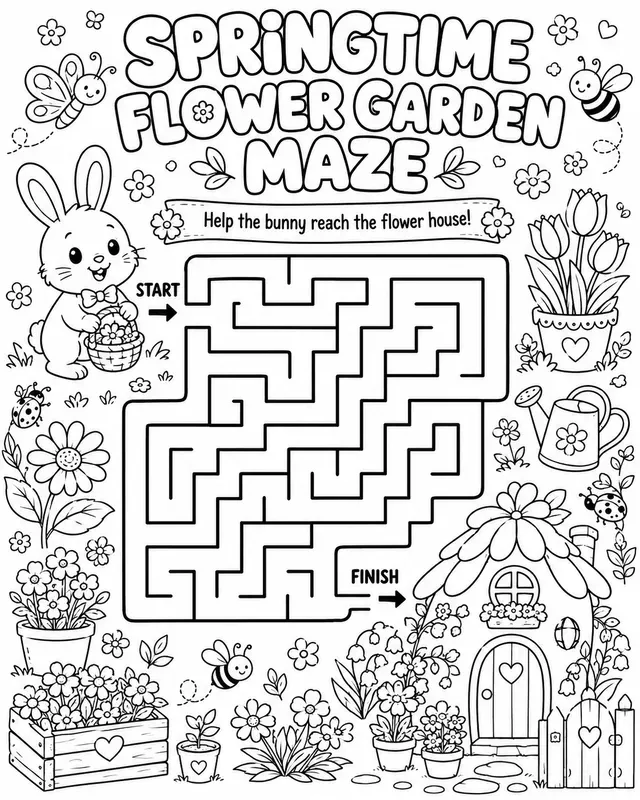 Maze Coloring Adventures Images