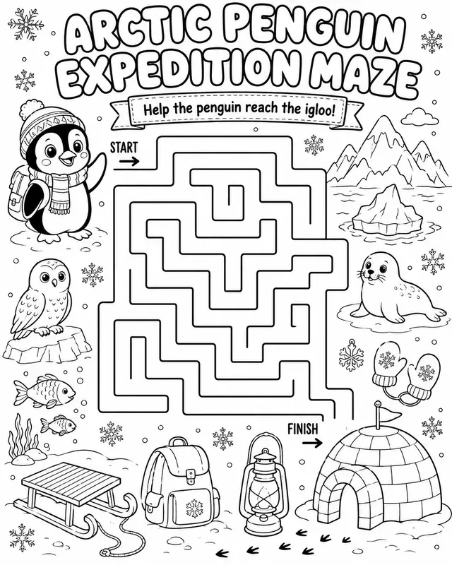 Maze Coloring Adventures Images