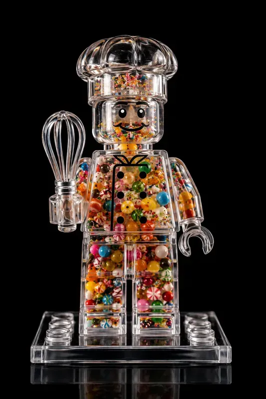 Crystal Lego Memory Figures