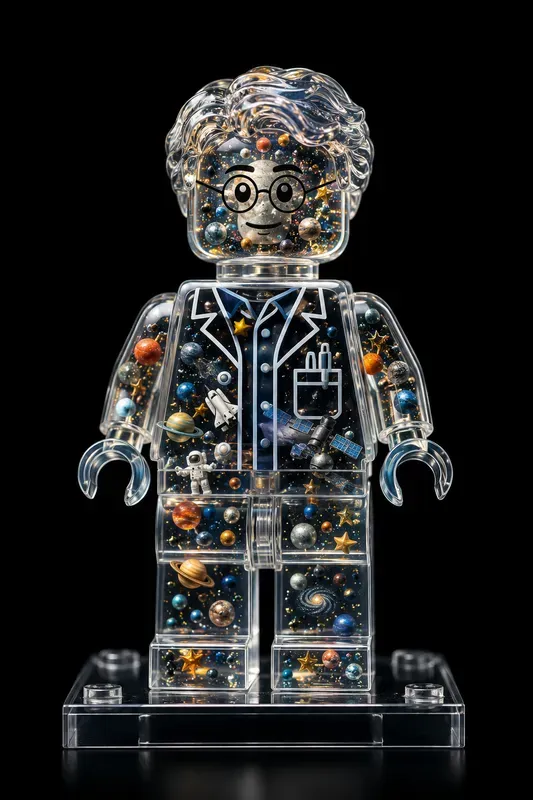 Crystal Lego Memory Figures