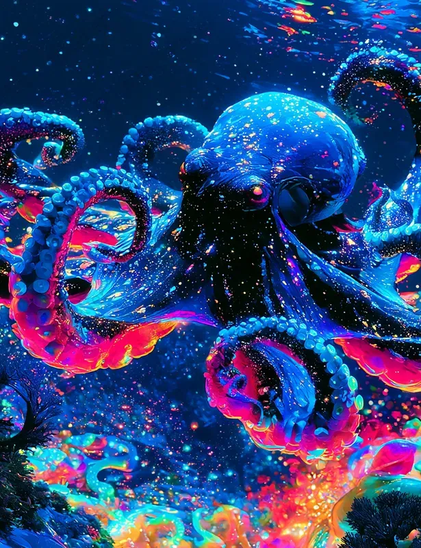 Prismatic Deep Sea Creatures
