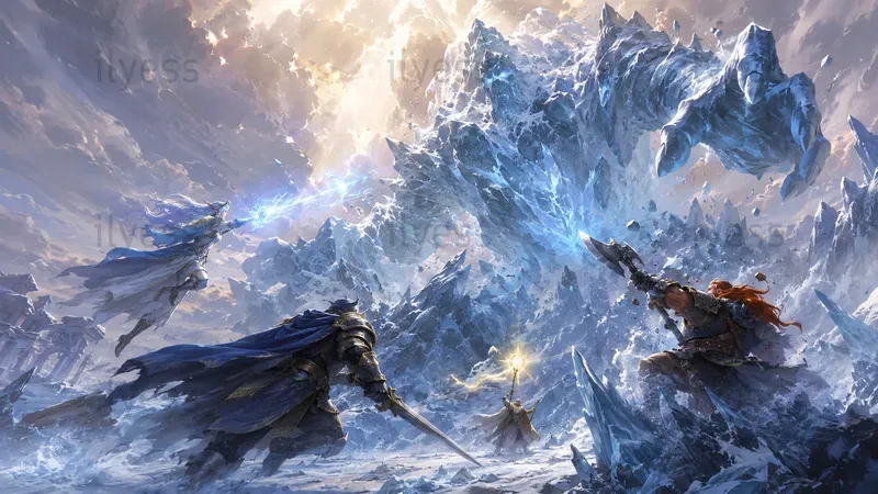 Cinematic Fantasy Anime Key Art