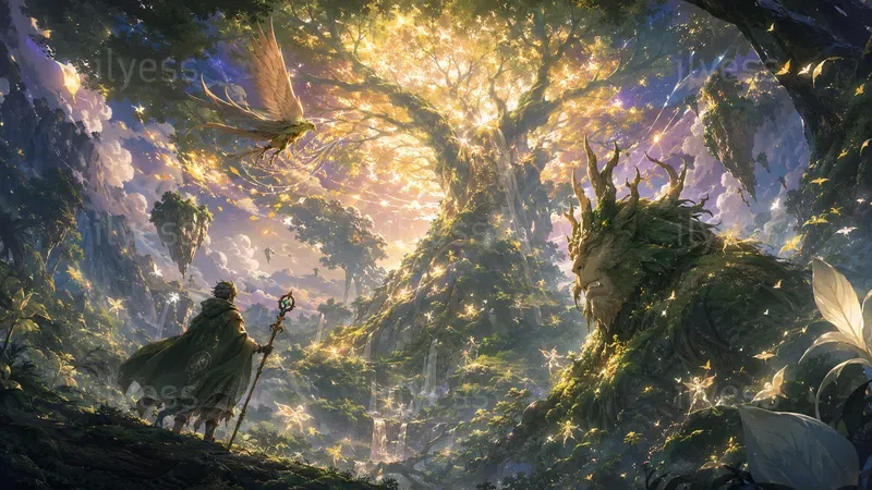 Cinematic Fantasy Anime Key Art