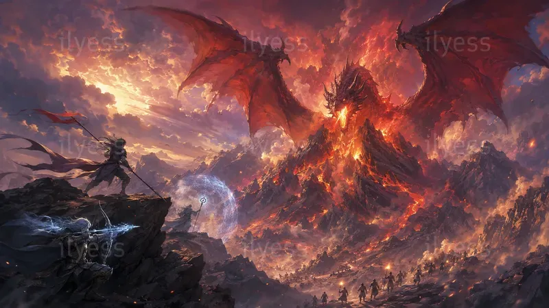 Cinematic Fantasy Anime Key Art