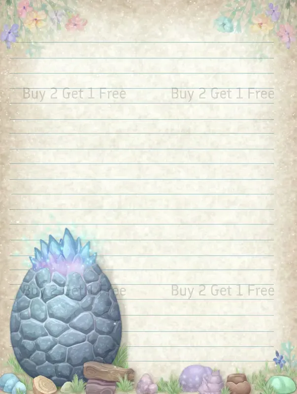 Fairytale Dragon Plain Papers