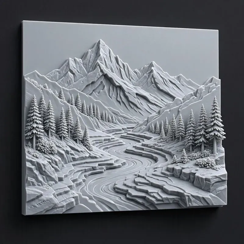 Fantasy Landscape Relief Generator
