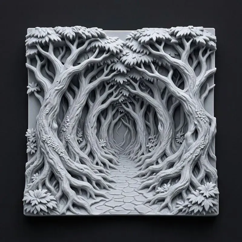 Fantasy Landscape Relief Generator
