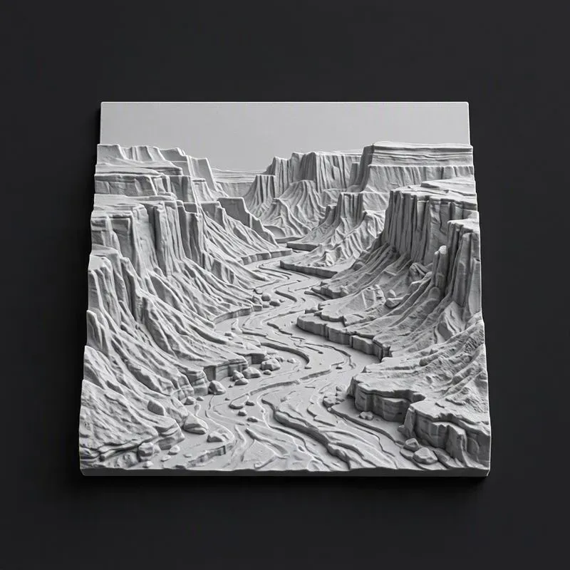 Fantasy Landscape Relief Generator