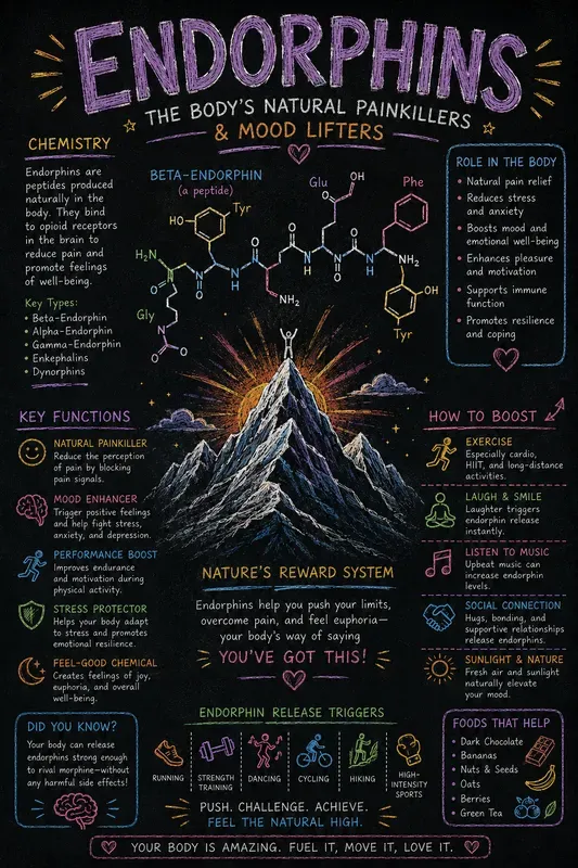 Vibrant Wellness Neurotransmitter Art