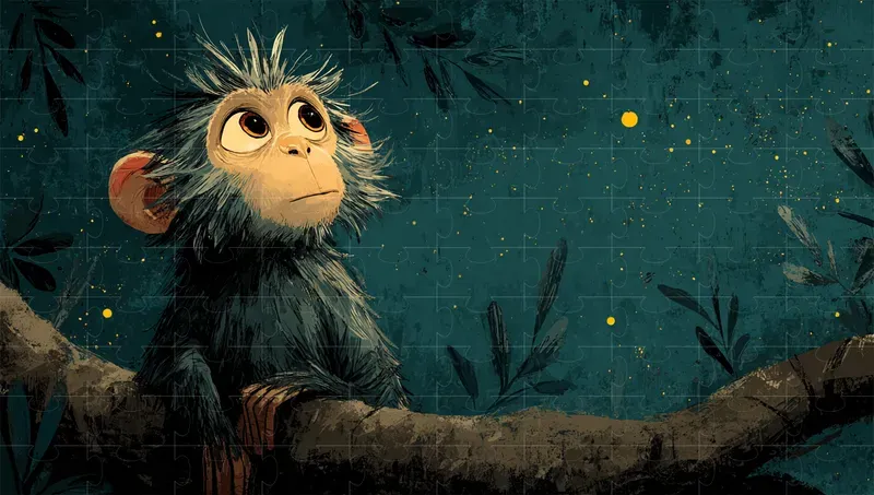 Animals Looking At The Moon